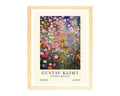 Gustav Klimt Flower Garden At Night Wall Art Print, Home Decor, Art Living Room, Gifts For Her Girl Bedroom Decor, Poster...