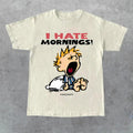 HATE Ornings T Shirt, Gift for Her, Gift for Him, Gift for Friend Hoodie, Sweatshirt | GrindPrints.com