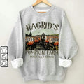 Hagrid's Pumpkin Fall Tshirt, Vintage Halloween HP Potterhead Unisex Shirt, Hoodie Underwear Lady pumpkin crewneck Sweatshirt