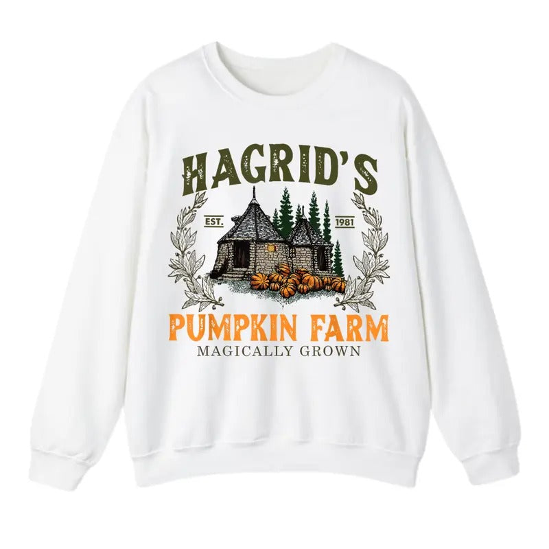 Hagrid's Pumpkin Farm Sweatshirt, Thanksgiving 2024, Fall Sweatshirt For Men And Women T-Shirts, Hoodie | GrindPrints.com