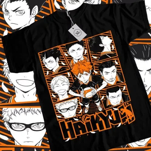 Haikyuu T-shirt Volleyball Kuroo Tetsurou Kozume Kenma Anime Shirt All Size Hoodie, Sweatshirt | GrindPrints.com