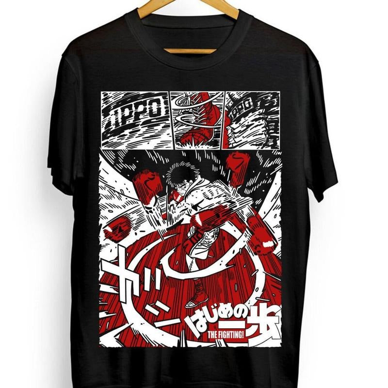 Hajime No Ippo T-shirt,Hajime,Kamogawa,Takamura,Anime,Boxing T-Shirt Hoodie, Sweatshirt | GrindPrints.com