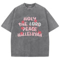Halleluyah Washed T-Shirt, Christian Jesus  t shirts, Vintage 90s Graphic Tee Gift Womenswear Top Cotton Hoodie, Sweatshirt