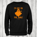 Halloween | I'm Here For The Booz Sweatshirt, #halloween #fall #holidays #colorprint #cute T-Shirts, Hoodie | GrindPrints.com