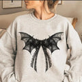 Halloween Bat Gothic Coquette Bow Retro Halloween Gothic Black Bow Spooky Season Shirt Soft Girl Gothic Bat Bow Menswear Womenswear Lady Top Fabric Printed Cotton T-Shirts, Hoodie, Sweatshirt