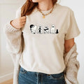 Halloween Black Cat & Ghost Shirt, Halloween Ghost Tshirt, Spooky Season Cat Tee, Cute Women Outfit, Unisex Shirt, Casual...