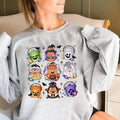 Halloween Chicken Nuggets Sweatshirt, 90s Retro Halloween Shirt, Spooky Nugget Crewneck, Halloween Coquette Design, Happy...