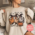Halloween Chicken Sweatshirt, Halloween Chicken Shirt for Women Chicken Lover Gift Funny Chicken Shirt Ghost Chickens Tee...