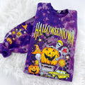 Halloween City Skeleton Town Sweatshirt or Hoodie with sleeve print Comfy Womenswear Tops T-Shirts | GrindPrints.com