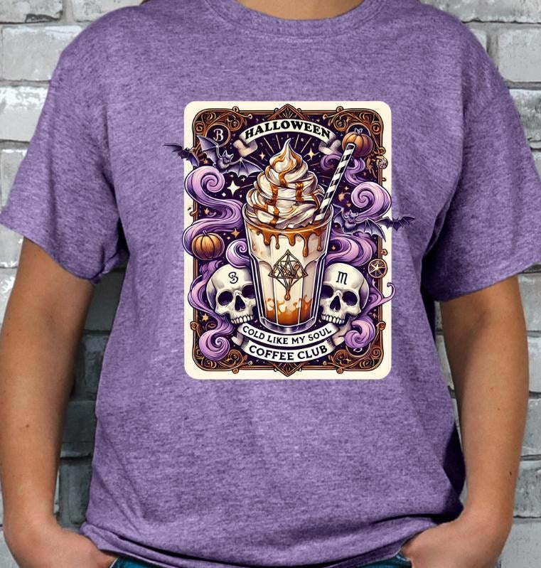 Halloween Cold Like My Soul Coffee Club T-Shirts, Hoodie, Sweatshirt