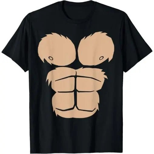 Halloween Costume Funny Monkey Gorilla Chest Suit Halloween Made USA T-Shirts, Hoodie, Sweatshirt