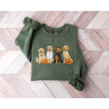 Halloween Dog Sweatshirt, Golden Retriever Ghost Dogs sweatshirt, Halloween Sweater T-Shirts, Hoodie | GrindPrints.com