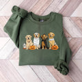 Halloween Dog Sweatshirt, Golden Retriever Ghost Dogs sweatshirt, Halloween Sweatshirt, Halloween Sweater, Ghost...