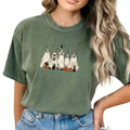 Halloween Dogs Shirt, Funny Ghost Dogs T-shirt, Halloween Shirt For Women, Dog Lover Tees, Happy Halloween Crewneck,...