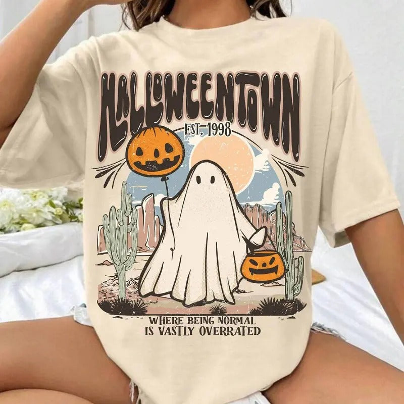 Halloween Est 1998 Shirt Halloween Ghost Shirt Fall Autumn, Pumpkin, Ghost, Western Shirt Hoodie, Sweatshirt