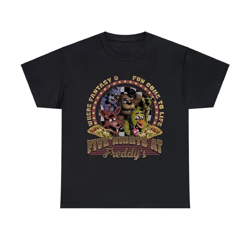 Halloween Five Nights At Freddy's Tee Retro Gaming Costume T-Shirt Hoodie, Sweatshirt | GrindPrints.com