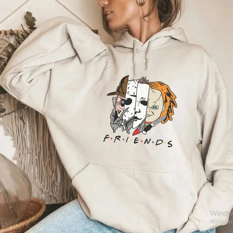 Halloween Friends Movie Halloween Friends Characters Halloween T-Shirts, Hoodie, Sweatshirt