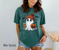 Halloween Ghost Comfort Colors Shirt, Cute Ghost Shirt, Womens Halloween Shirt, Cute Fall Shirt, Spooky Season Shirt,...