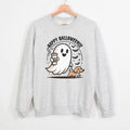 Halloween Ghost Sweatshirt, Dachshund Halloween Sweater, Spooky Ghost Shirt, Halloween Dog Sweatshirt, Spooky Season,...