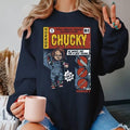 Halloween Gift Chucky T-Shirt, Child Plays Tee, Comic Cover Horror Shirt Hoodie, Sweatshirt | GrindPrints.com