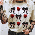 Halloween Horror Shirt, Coquette Bow Halloween Shirt, Halloween T-Shirt Hoodie, Sweatshirt | GrindPrints.com