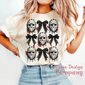 Halloween Horror Shirts, Halloween Coquette Bow Sweatshirts, Horror Character Sweatshirt, Halloween Character Shirt,...
