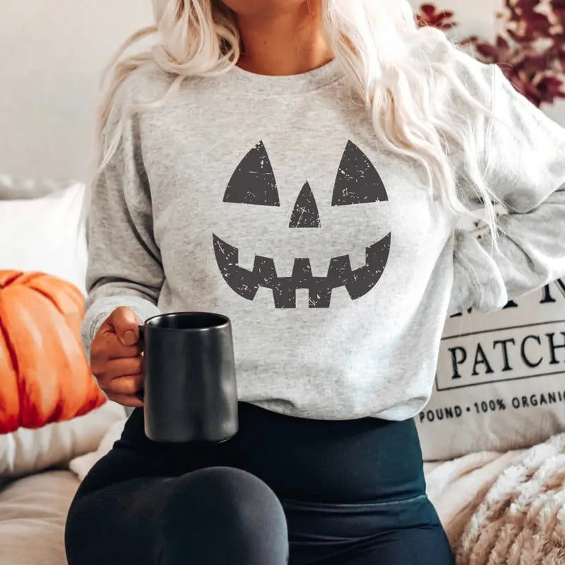 Halloween Pumpkin Pumpkin Face Jack O' Lantern T-Shirts, Hoodie, Sweatshirt