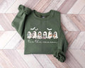 Halloween Reading Books Sweatshirt, Cute Books Lovers Halloween Shirt, Halloween Ghost Shirt, Bookish Halloween Shirt,...