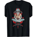 Halloween Skeleton Gamer T-Shirt