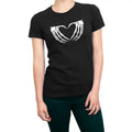 Halloween Skeleton Hand Heart Women's T-Shirt Casual Comfort Hoodie, Sweatshirt | GrindPrints.com