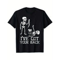 Halloween Skeletons Ive Got Your Back Costume Men Women T-Shirt, 100% Cotton, Gift for Men Women Dad Mom Friends, S-XXXL,...