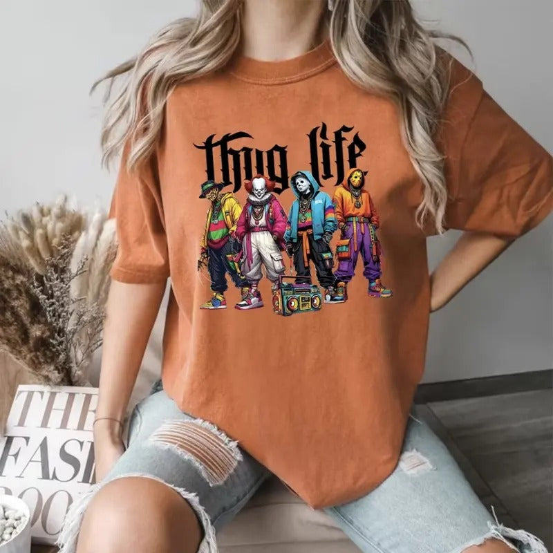 Halloween T-Shirt, Halloween Sweatshirt, Halloween Hoodie, Halloween Gift Shirt Lady | GrindPrints.com