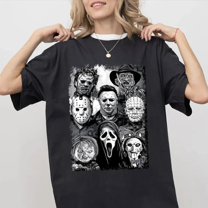Halloween T-Shirt, Halloween Sweatshirt, Halloween Hoodie, Halloween Gift Womenswearstyle{n002}2 | GrindPrints.com