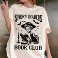 Halloween Retro Ghosts Reading Books Teacher Librarian Halloween Spooky Season Shirt Halloween Book Lover T-Shirts, Hoodie, Sweatshirt