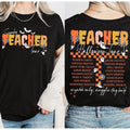 Halloween Teacher Tour Shirt, Spooky Teacher Classroom Tshirt, Cute Ghost Halloween Teacher, Teacher Life Shirt,...