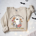 Halloween Whos Afraid Of Little Old Me Ghost T-shirt Sweatshirt Hoodie, Funny Halloween Shirt, Halloween Crewneck, Boo...