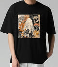 Halloween fall Ghost boho T-Shirt Football Team Retro College Ultimate Gift for Fans Retro Design Recycled Cotton Graphic...