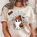 Halloween ghost cute shirt, boo spooky season, beanie, short sleeve unisex t shirt, boo Shirt, spooky ghost, bubble tea...