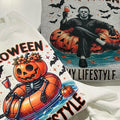 Halloween is a Lifestyle Floaty Sweatshirt Pumpkin Waiting on Halloween Pullover Fun Halloween Sweatshirt Fall Halloween...