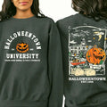 Halloweentown Est 1998 Back and Front Sweatshirt, Retro Halloween Town Crewneck Sweatshirt, Halloweentown University...