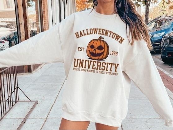 Halloweentown Est 1998 Sweatshirt, Halloweentown University, Retro Halloweentown Sweatshirt, Fall Sweatshirt, Halloween...