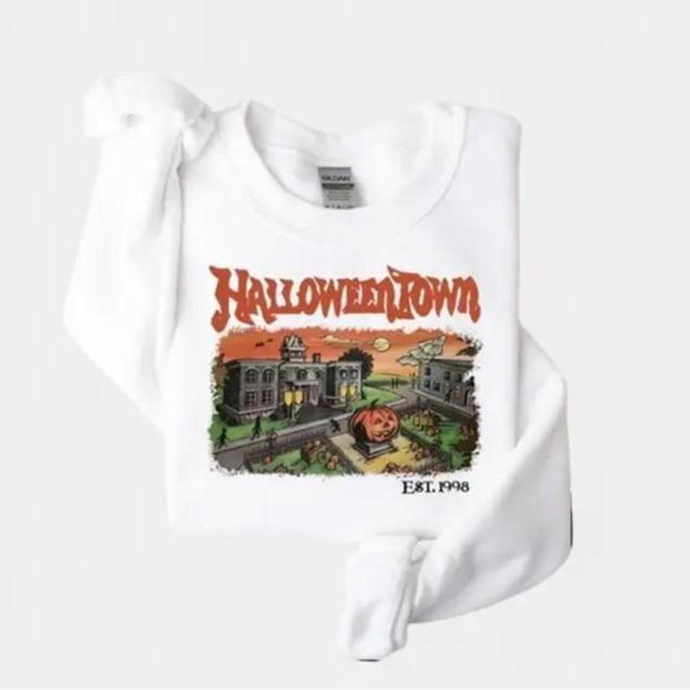 Halloweentown Est 1998 Sweatshirt, Halloweentown University, Retro Halloweentown Sweatshirt, Sarcastic Graphic...