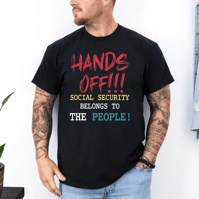 Handdss Offf T-Shirt, Handdss Offf Protest T-Shirt, Politicall Handdss Offf Hoodie, Sweatshirt | GrindPrints.com