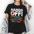 Hands Off Protest Shirt, Trendy Political Hands Off Protest Tee, Hands Off Medicaid Medicare Social Security Menswear...