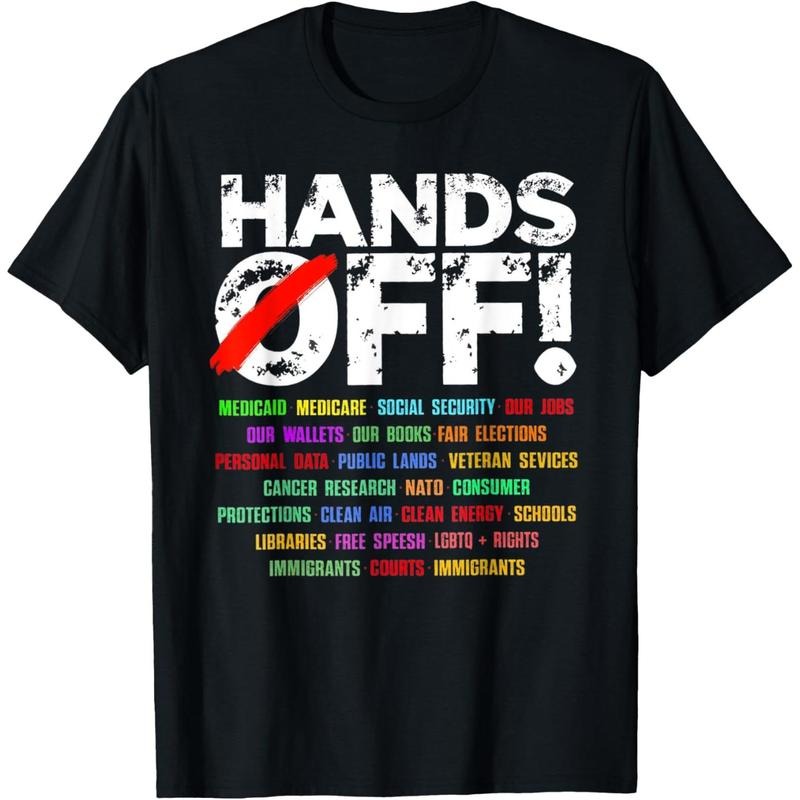 Hands Off Protest Social Security And Medicare Protest T-Shirtstyle{n002}2 T-Shirts, Hoodie, Sweatshirt | GrindPrints.com