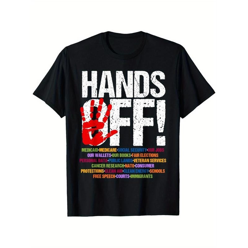 Hands Off Protest Social Security And Medicare Protest T-Shirtstyle{n002}4 T-Shirts, Hoodie, Sweatshirt | GrindPrints.com