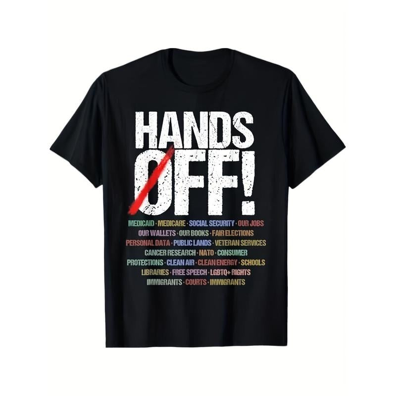 Hands Off Protest T-Shirt Hoodie, Sweatshirt | GrindPrints.com
