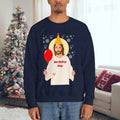 Happy Birthday Jesus Sweatshirt, jesus gifts, funny ugly christmas sweater, husband xmas gift, 2025 new years gift,...