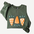 Happy Easter Carrot Sweatshirt, Easter Day Sweatshirt For Womens T-Shirts, Hoodie | GrindPrints.com