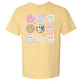 Happy Face Collage Comfort Colors T-Shirt 'NLB' Hoodie, Sweatshirt | GrindPrints.com
